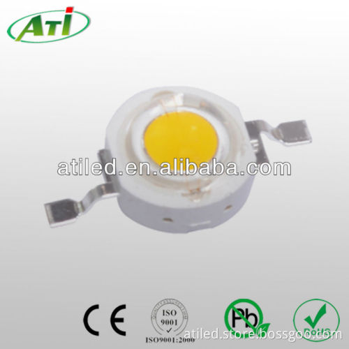 1w 120 lumen high power led, warm white